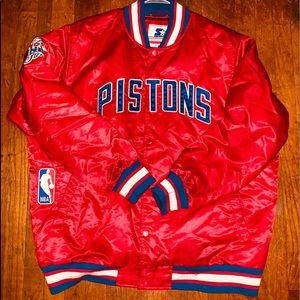 Detroit Pistons Starter NBA Finals Jacket